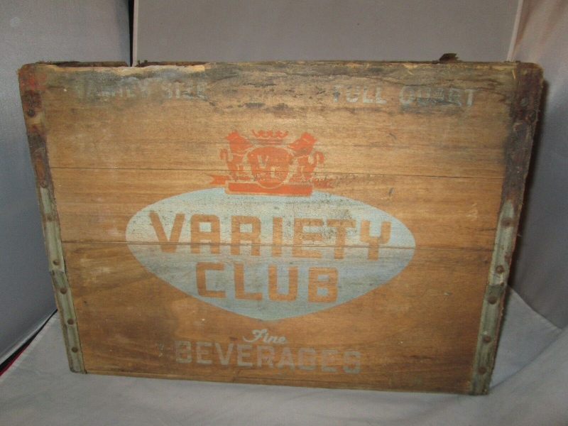 Variety Club root beer case